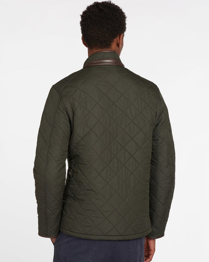 Barbour Powell Mens Quilted Jacket - Sage