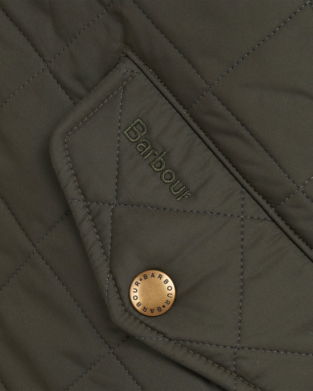 Barbour Powell Mens Quilted Jacket - Sage