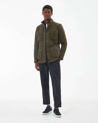 Barbour Corbridge Mens Wax Jacket - Beech/Classic