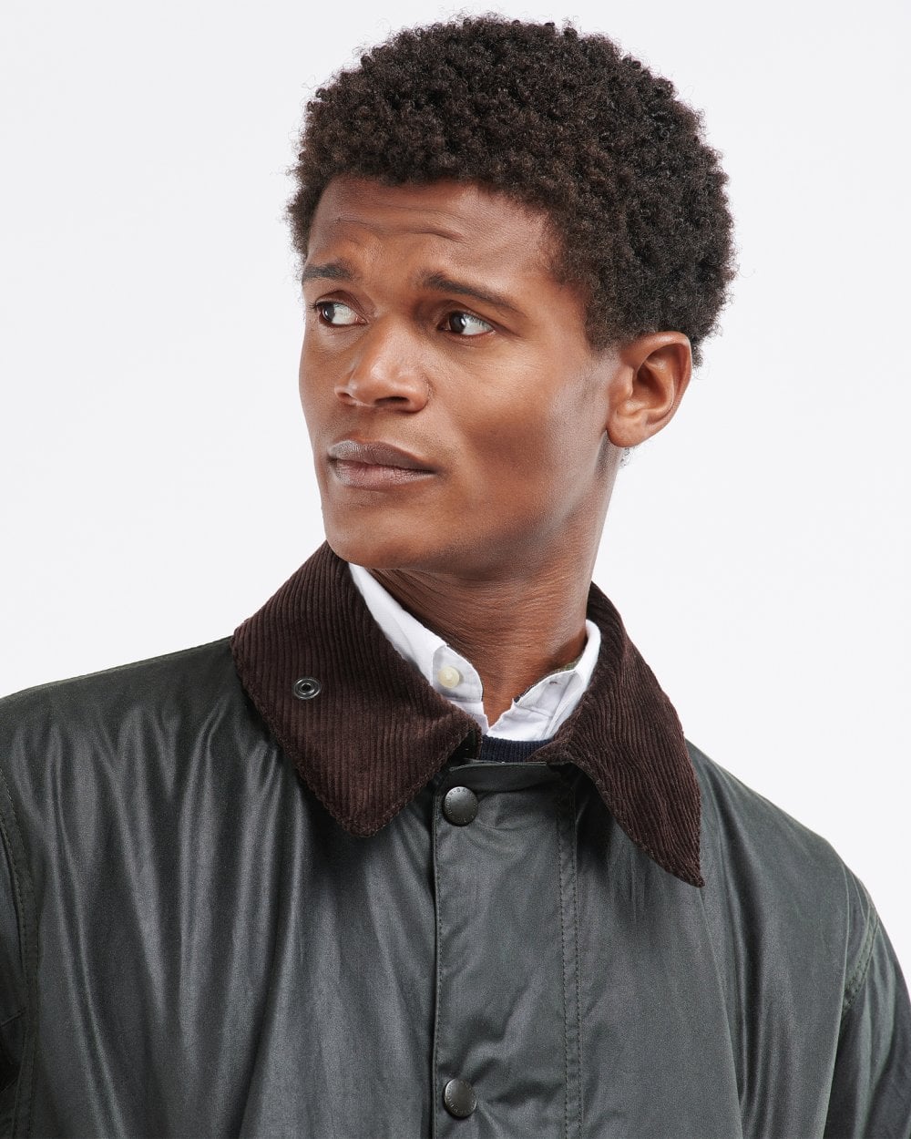 Barbour Border Mens Wax Jacket Sage – CHO
