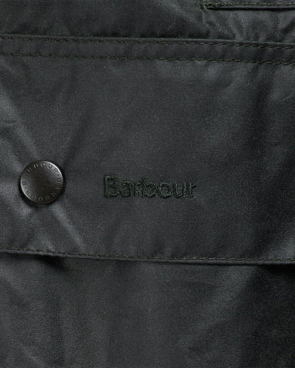 Barbour Border Mens Wax Jacket - Sage