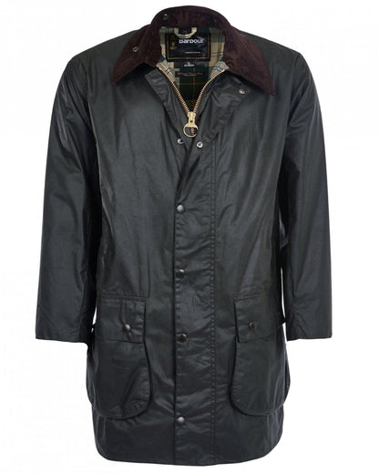 Barbour Border Mens Wax Jacket - Sage