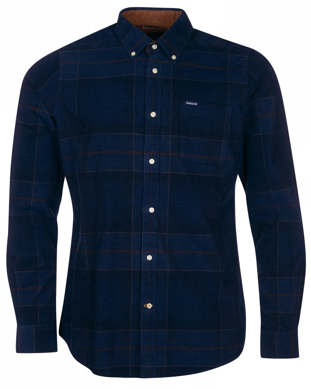 Barbour Blair Tailored Mens Shirt - Midnight Tartan - CHO - Designer Mens Long Sleeve Shirts