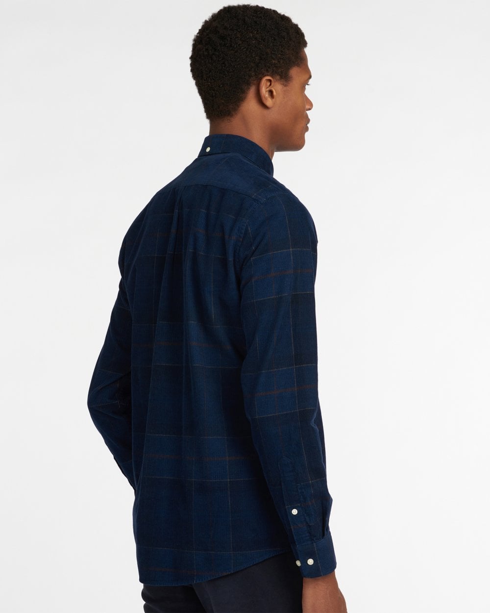 Barbour Blair Tailored Mens Shirt - Midnight Tartan - CHO - Designer Mens Long Sleeve Shirts