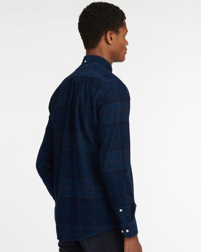 Barbour Blair Tailored Mens Shirt - Midnight Tartan - CHO - Designer Mens Long Sleeve Shirts