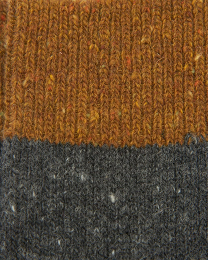 Barbour Houghton Mens Socks - Charcoal/Ochre