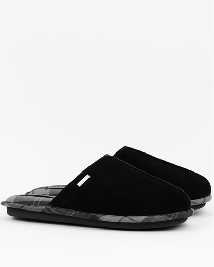 Barbour Foley Mens Slippers - Black