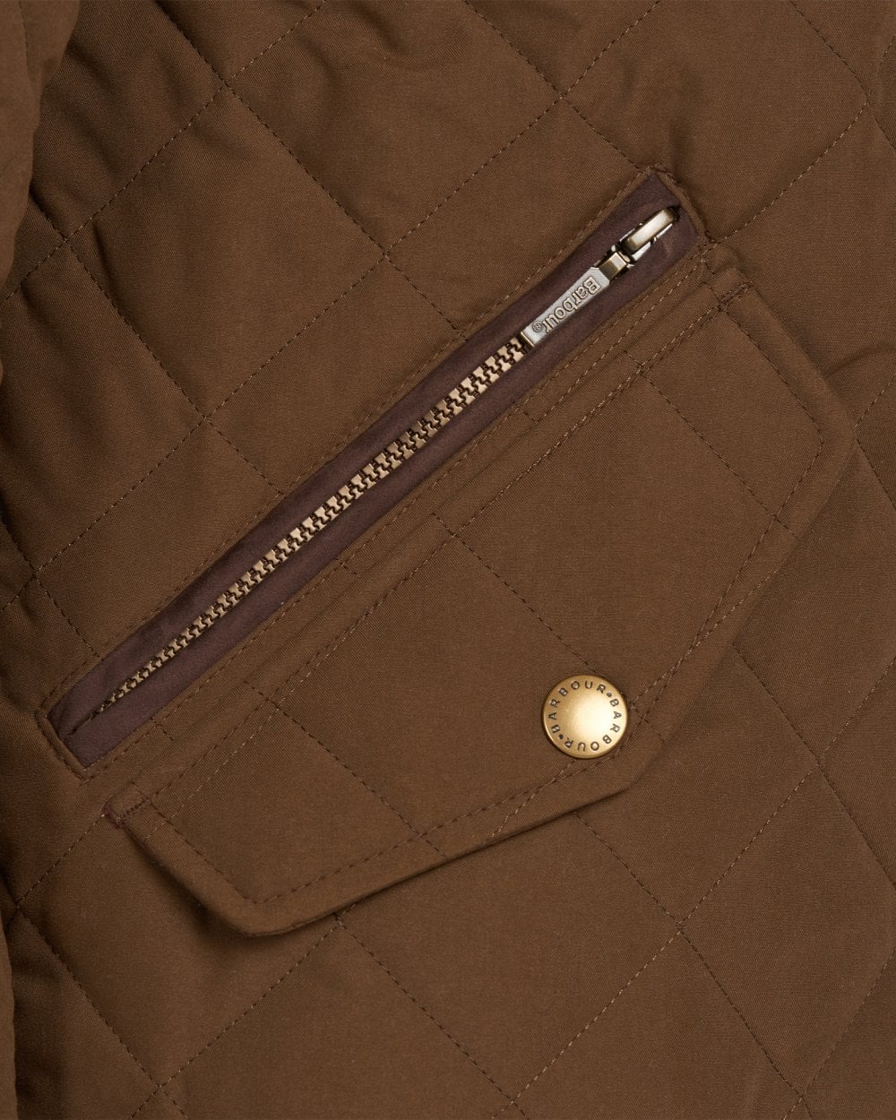 Barbour Shoveler Mens Quilted Jacket - Dark Sand