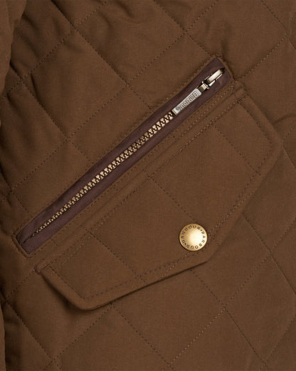 Barbour Shoveler Mens Quilted Jacket - Dark Sand