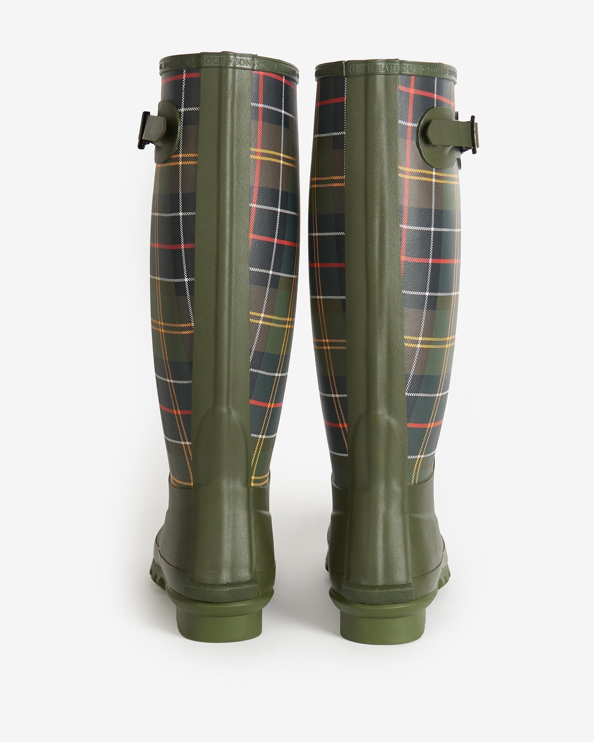 Barbour Tartan Bede Womens Wellies