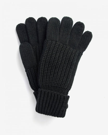 Barbour Saltburn Womens Knitted Gloves - Black