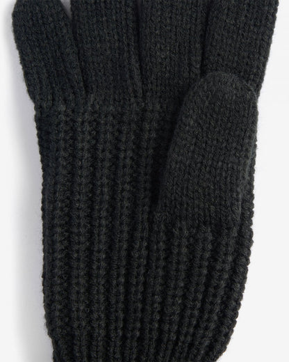 Barbour Saltburn Womens Knitted Gloves - Black