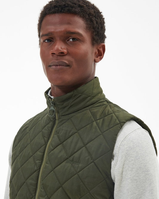 Barbour Monty Mens Gilet - Olive