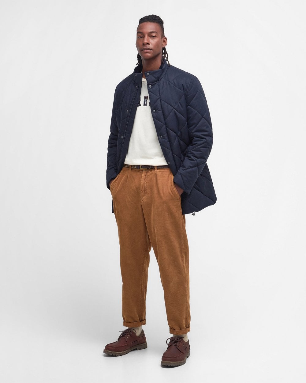 Barbour Barbour Stanford Chelsea Mens Long Quilted Jacket