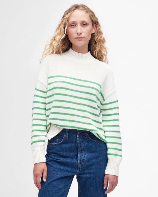 Barbour Oakfield Womens Funnel Neck Jumper