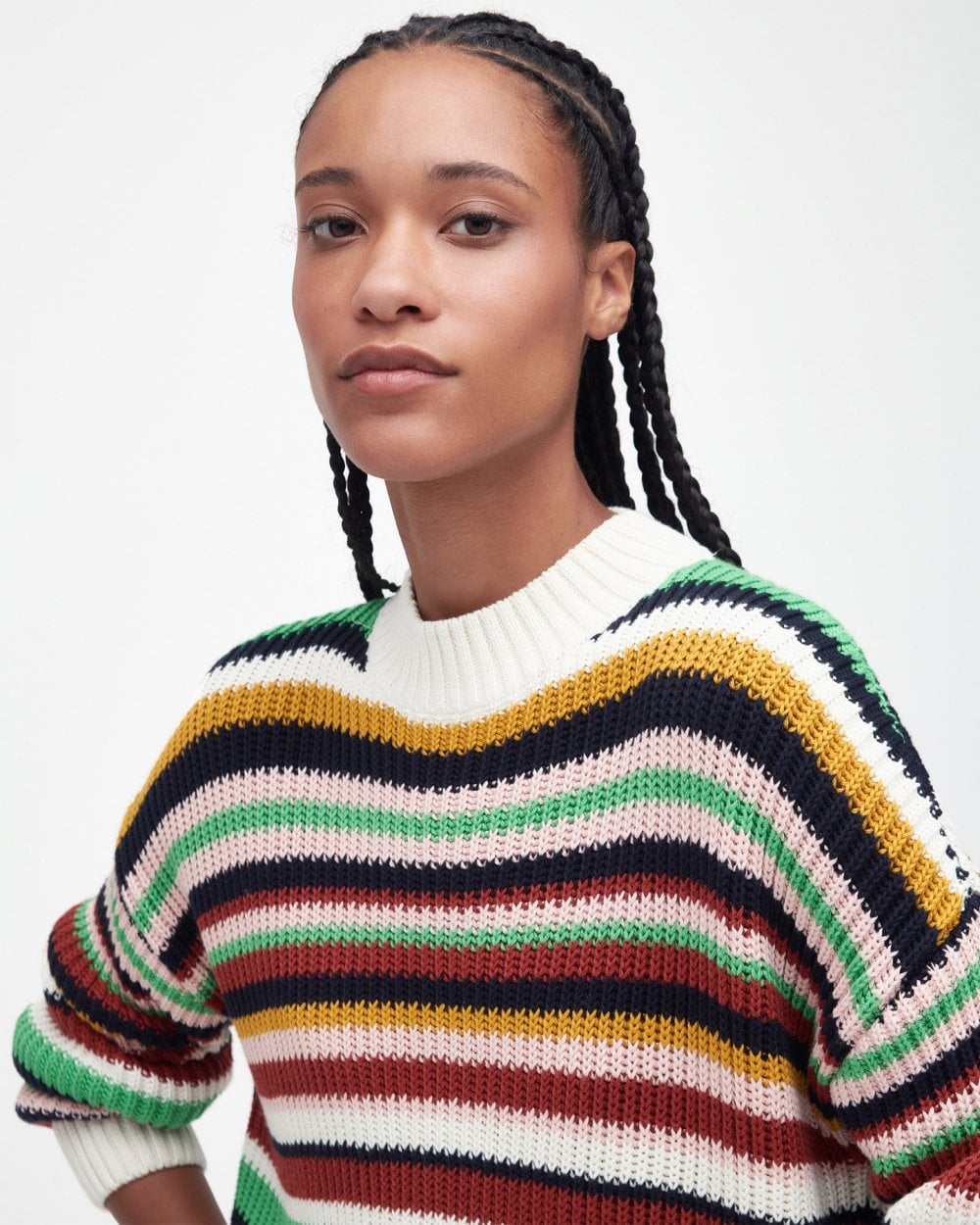 Barbour Shelburne Womens Funnel Neck Jumper
