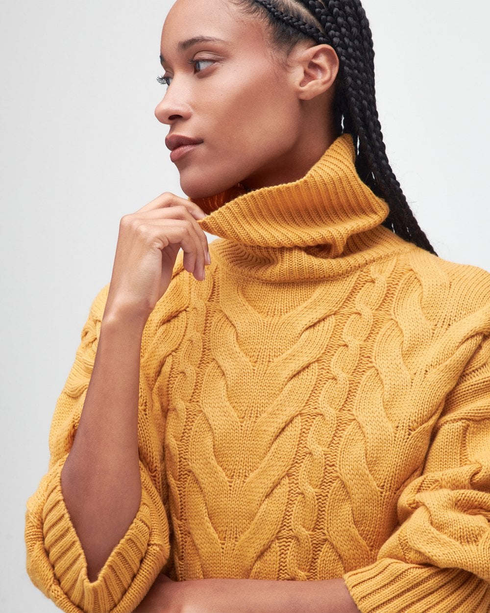 Barbour Woodlane Womens Roll Neck Jumper