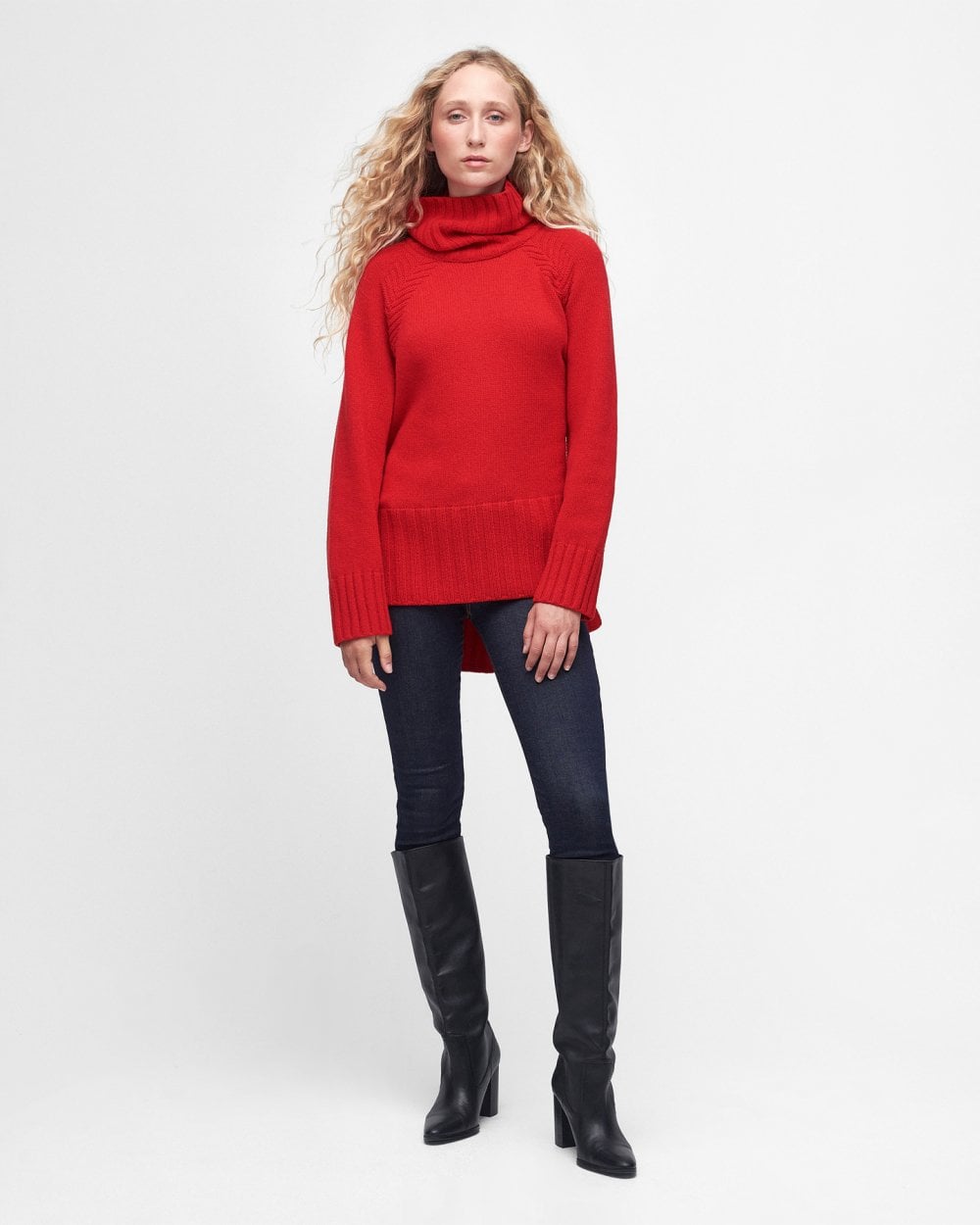 Barbour Norma Womens Roll Neck Jumper