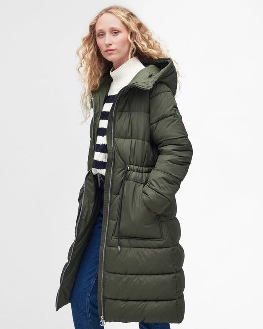Barbour Mayfield Womens Long Quilted Jacket