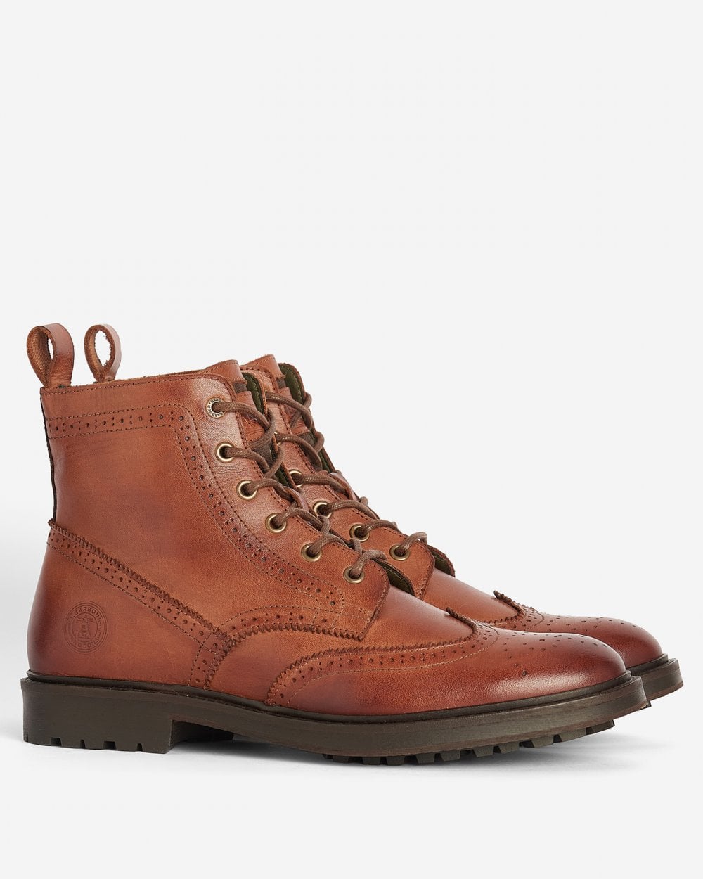 Barbour West Mens Brogue Boots