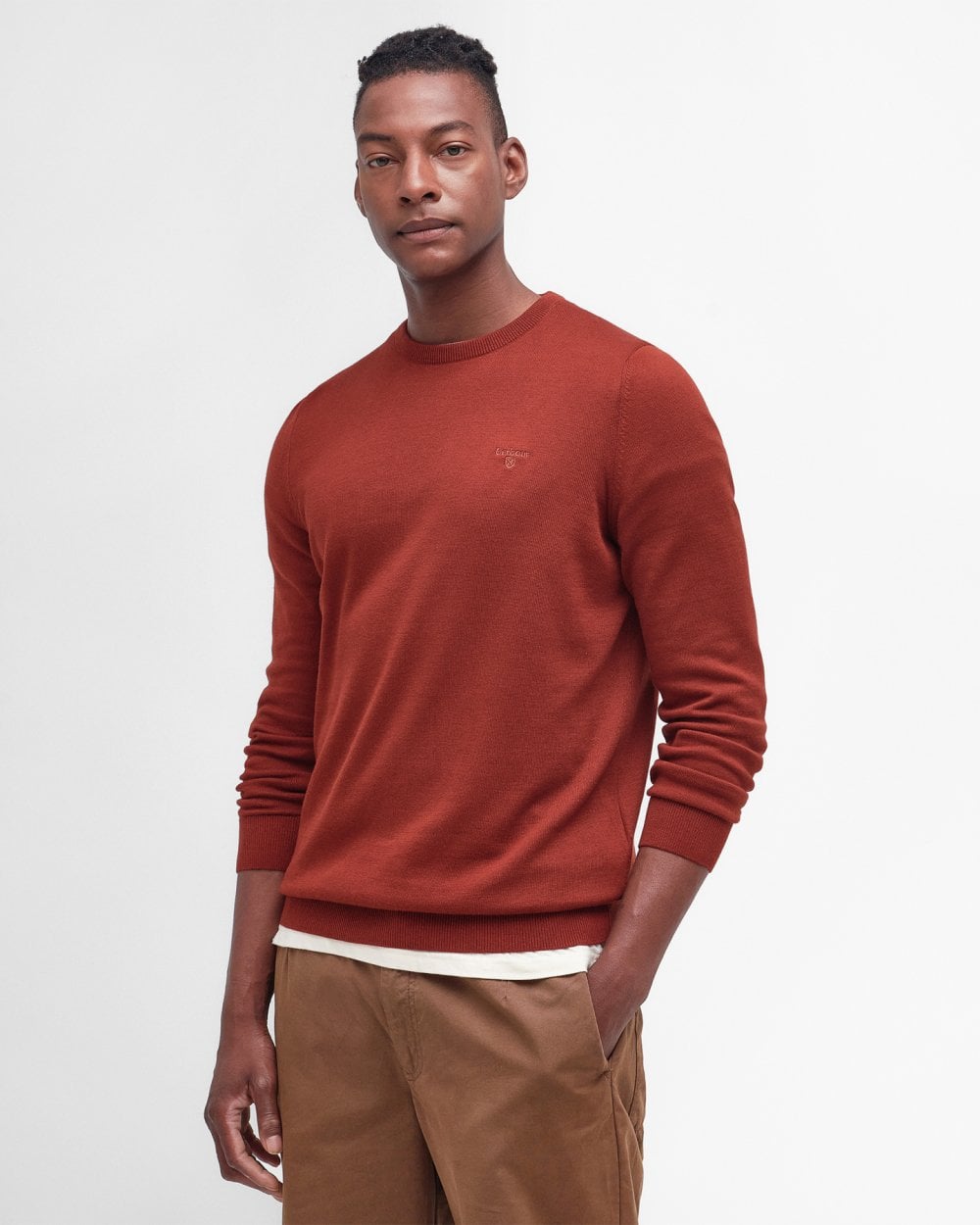 Barbour Pima Cotton Mens Crew Sweatshirt