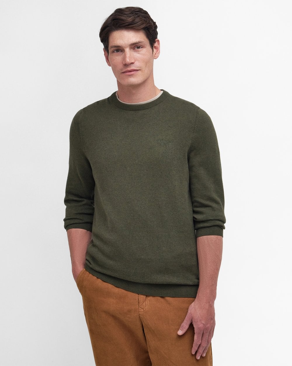 Barbour Pima Cotton Mens Crew Sweatshirt