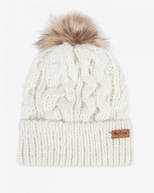 Barbour Penshaw Womens Beanie - Cloud