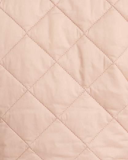 Barbour Deveron Quilted Womens Jacket - Pale Pink/Ice White
