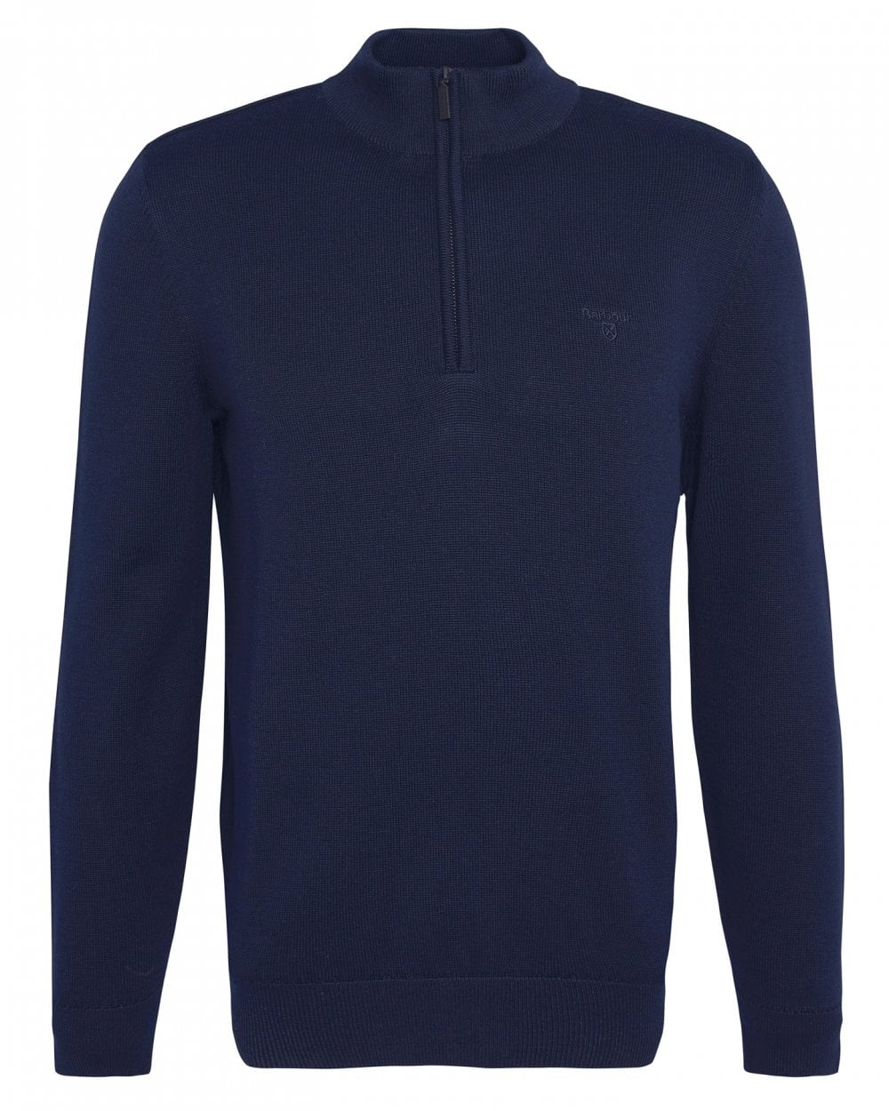 Barbour Avoch Mens Half Zip Jumper - Navy