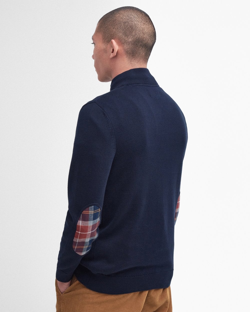 Barbour Avoch Mens Half Zip Jumper - Navy