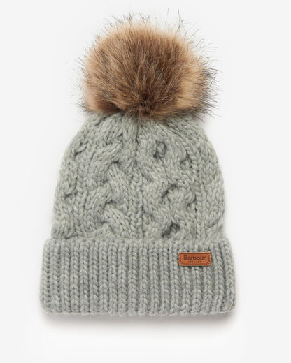 Barbour Penshaw Womens Beanie/Scarf - Grey