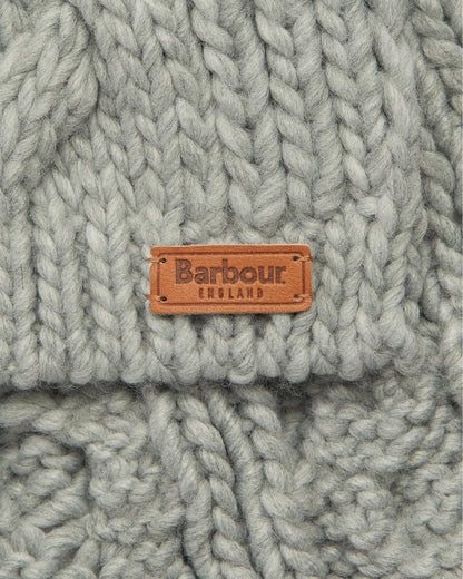 Barbour Penshaw Womens Beanie/Scarf - Grey