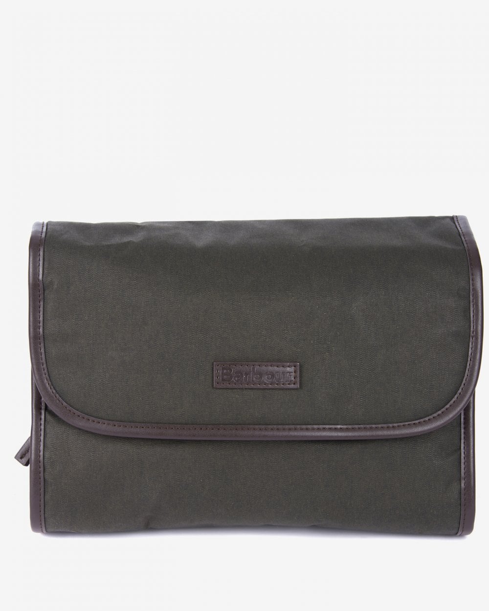 Barbour Wax Hanging Mens Washbag