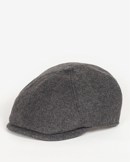 Barbour Claymore Mens Bakerboy Cap - Charcoal Grey