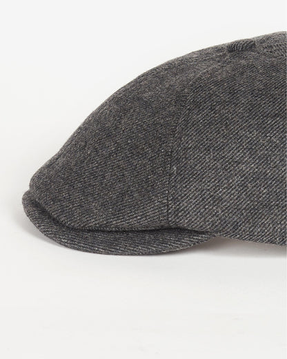 Barbour Claymore Mens Bakerboy Cap - Charcoal Grey