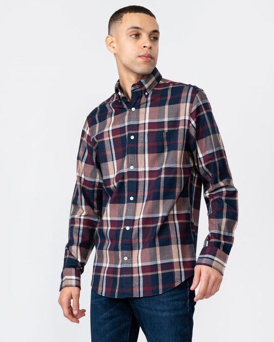 GANT Mens Regular Fit Jaspe Check Shirt