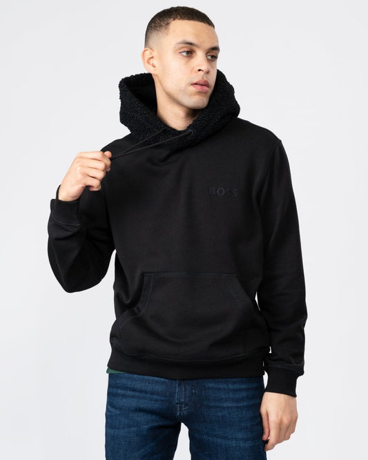 BOSS Orange Weteddy Mens Pullover Hoodie