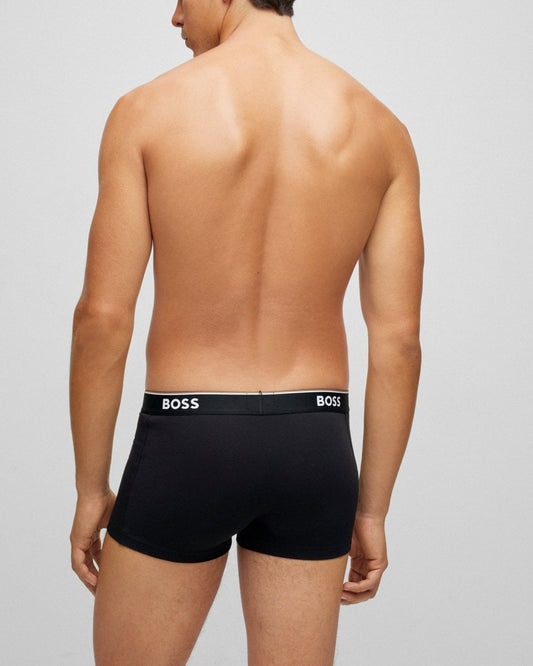 BOSS Orange 3 Pack Mens Power Trunks NOS - Black 001