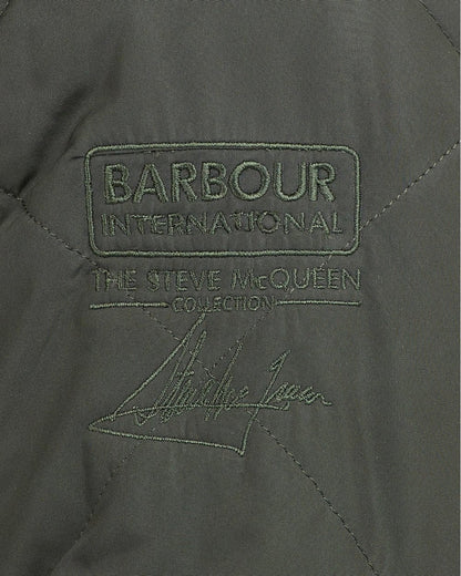 Barbour International Quilted Merchant Mens Jacket - Sage