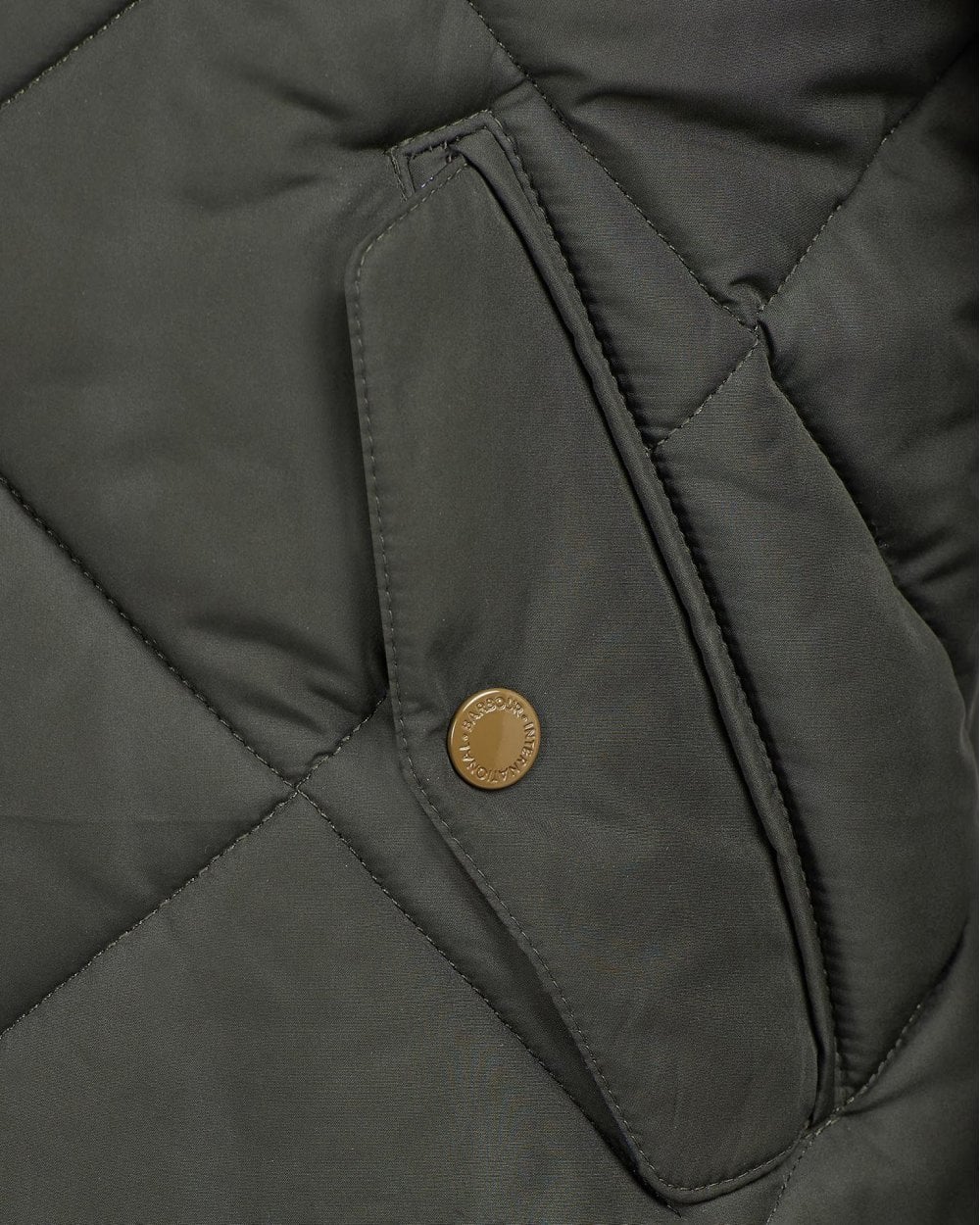 Barbour International Quilted Merchant Mens Jacket - Sage