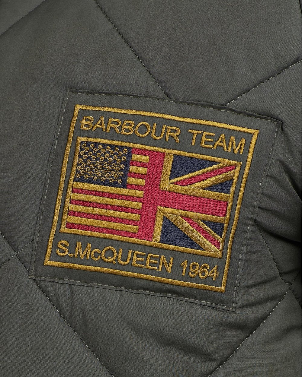 Barbour International Quilted Merchant Mens Jacket - Sage