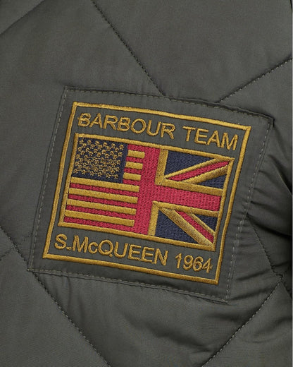 Barbour International Quilted Merchant Mens Jacket - Sage