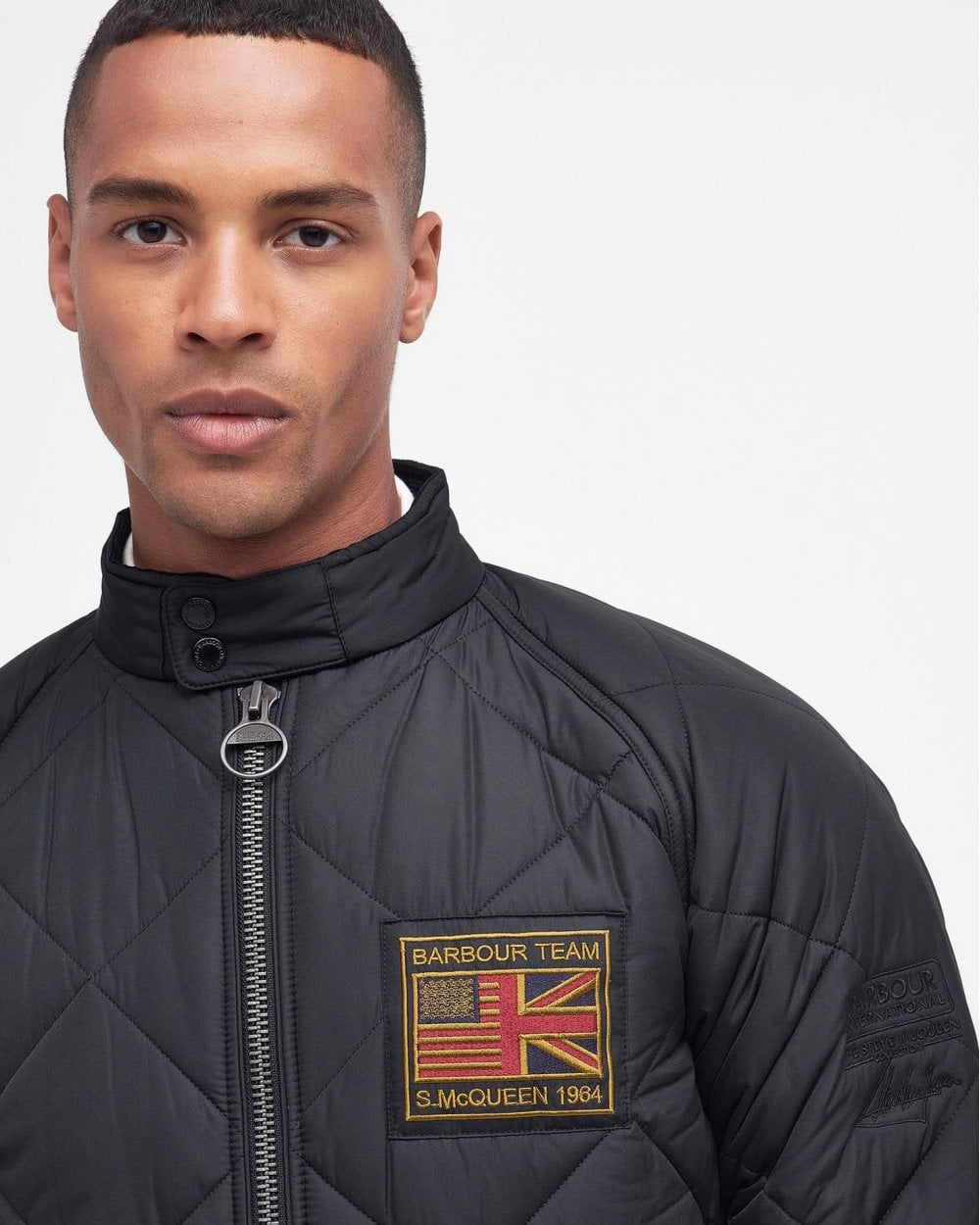 Barbour International Quilted Merchant Mens Jacket - Black