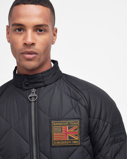 Barbour International Quilted Merchant Mens Jacket - Black