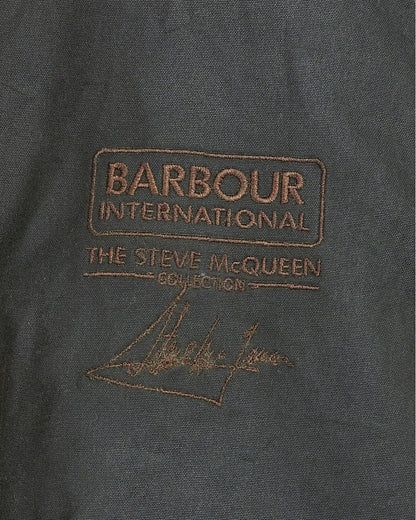 Barbour International Workers Wax Mens Jacket - Sage