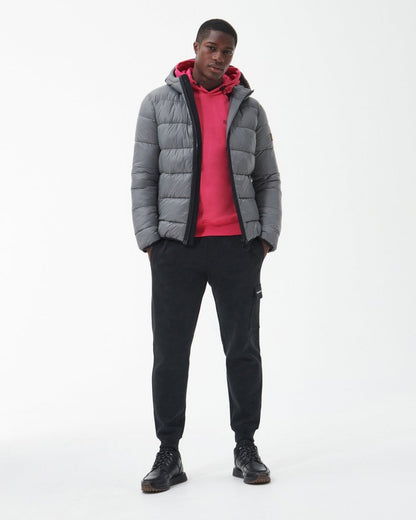 Barbour International Legacy Bobber Mens Zip Through - Slate Grey