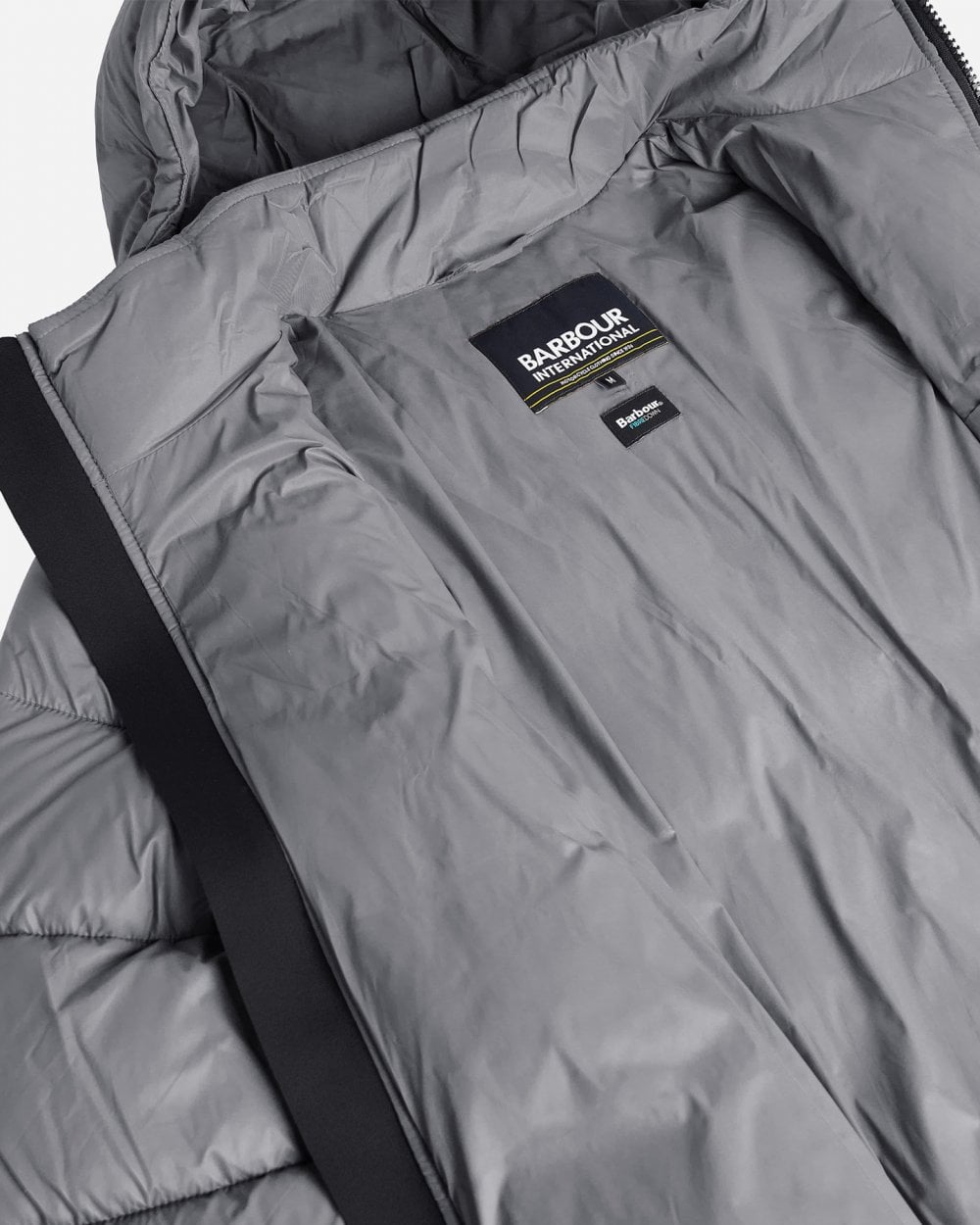 Barbour International Legacy Bobber Mens Zip Through - Slate Grey