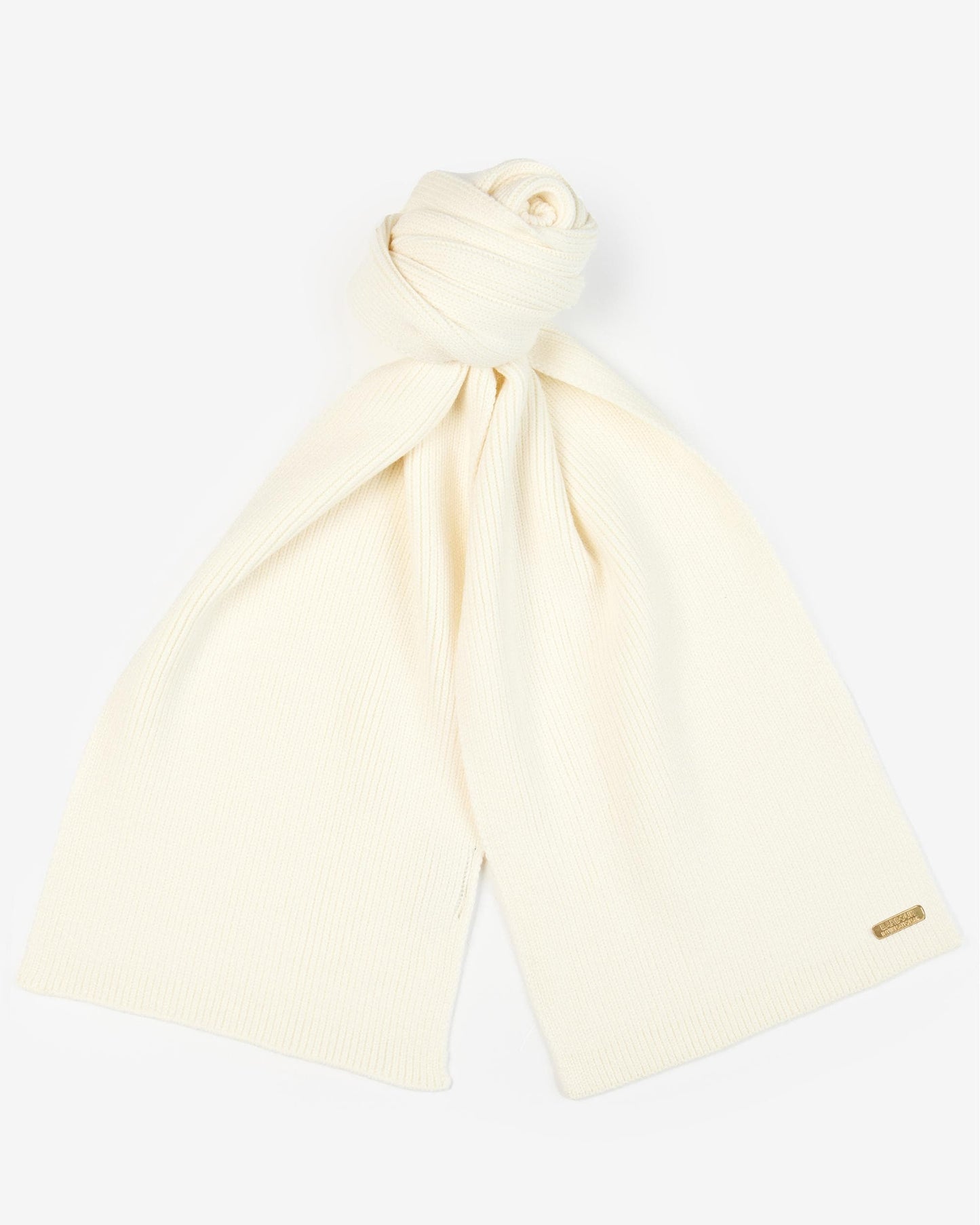 Barbour International Mallory Beanie & Scarf Gift Set - Optic White