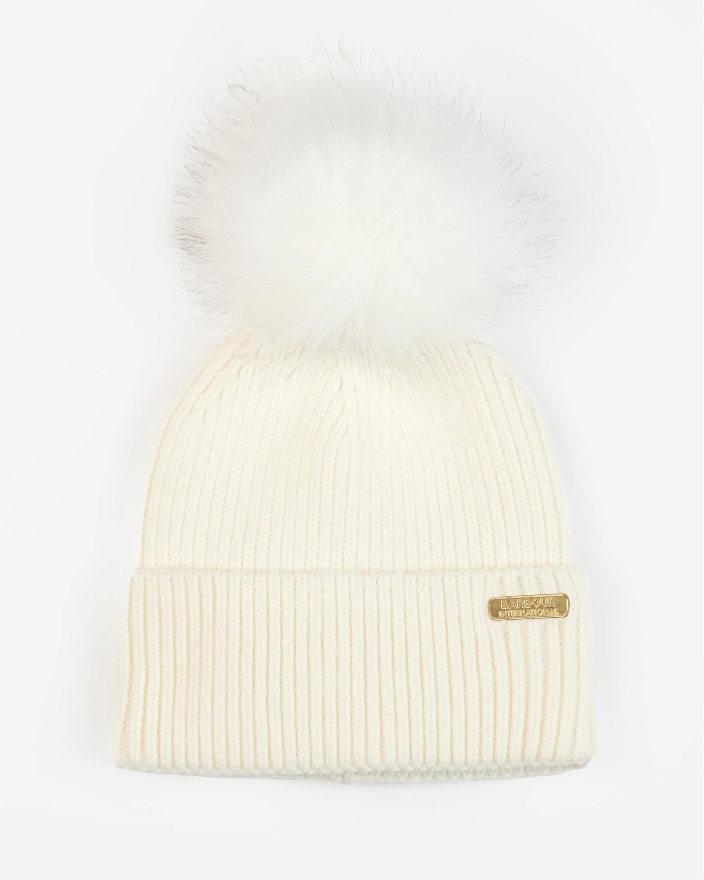 Barbour International Mallory Beanie & Scarf Gift Set - Optic White