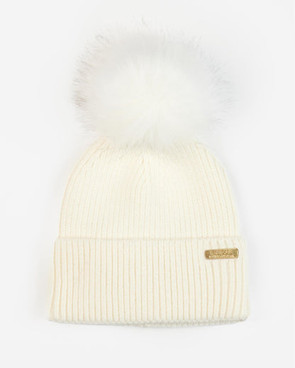 Barbour International Mallory Beanie & Scarf Gift Set - Optic White